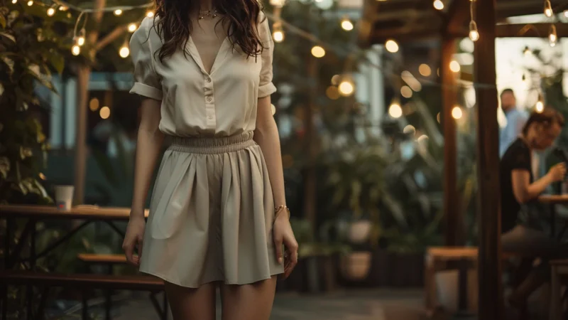 L’élégance : styliser une jupe-short longue pour les soirées d’été