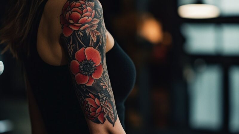 Tatouage Anémone : signification à travers différentes cultures