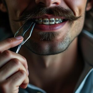L&rsquo;art de styliser une moustache avec un appareil dentaire : conseils de pros