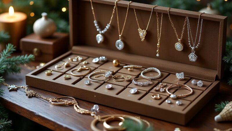 Le calendrier de l’Avent bijoux : un mélange de surprise et d’élégance