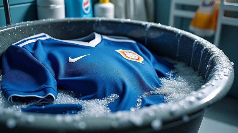Les meilleurs conseils pour le lavage d’un maillot de foot