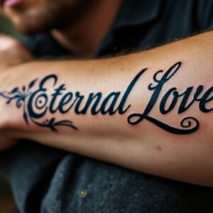 Créer votre propre tatouage amour éternel : phrase unique et personnelle