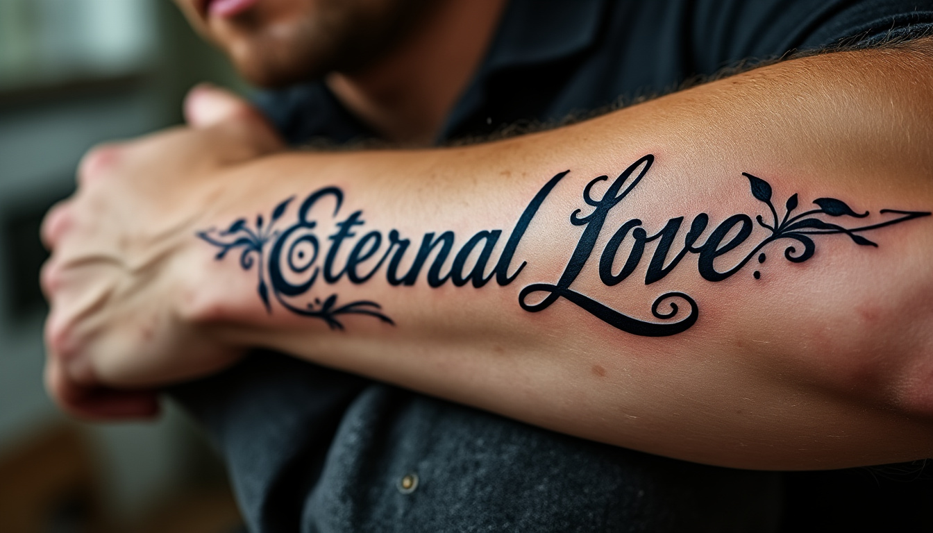 Créer votre propre tatouage amour éternel : phrase unique et personnelle