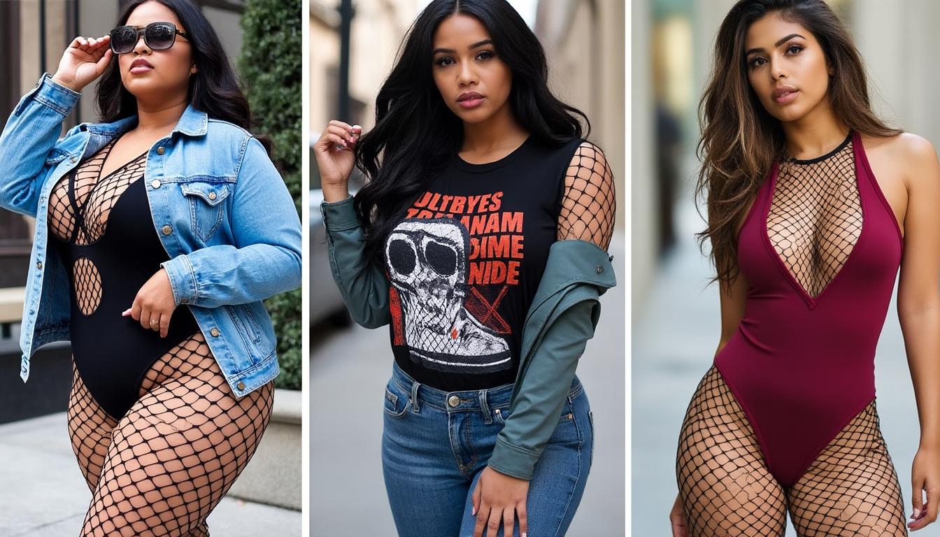 Body en résille grande taille : des idées de looks pour chaque occasion