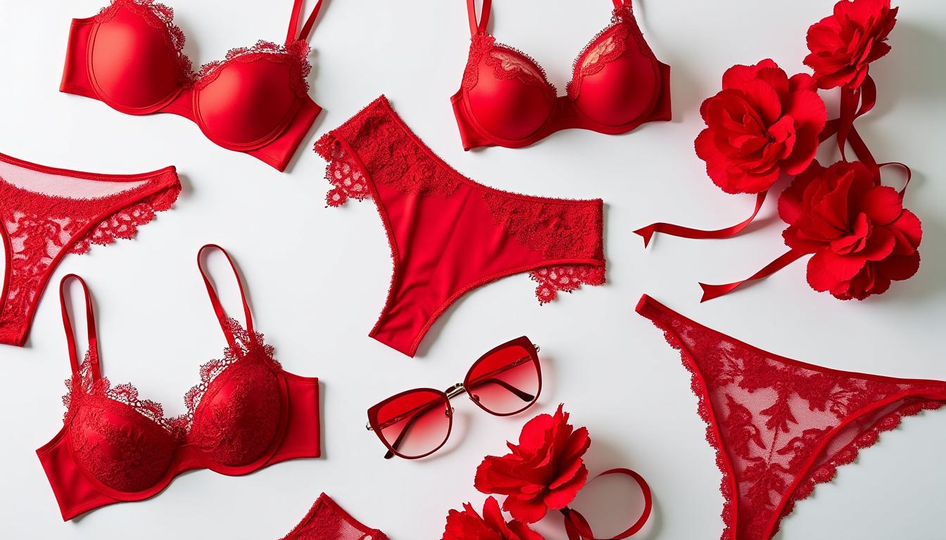 découvrez notre sélection d’ensembles de lingerie rouge pour la saint-valentin : des modèles séduisants et élégants pour célébrer l’amour et attirer tous les regards.