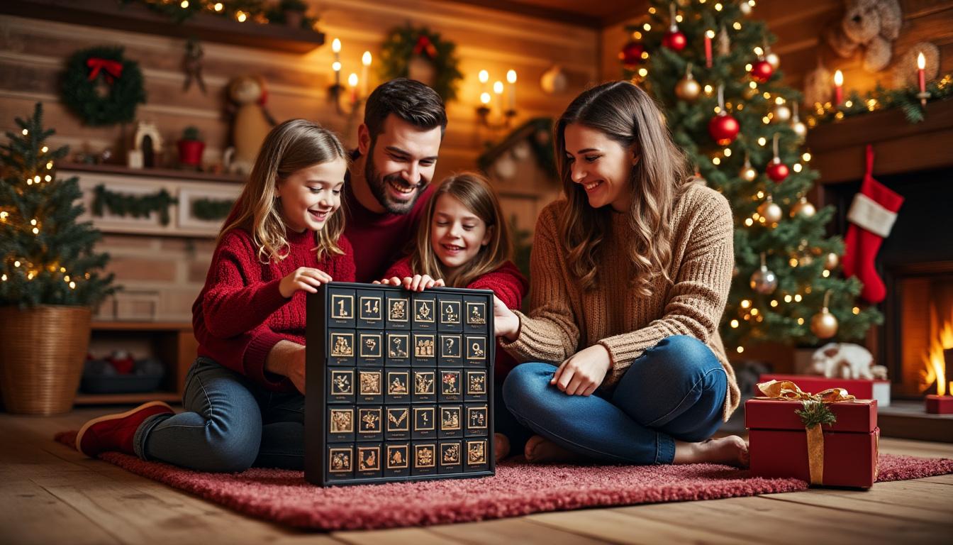 découvrez notre calendrier de l'avent bijoux, une tradition festive à partager en famille pour patienter jusqu'à noël avec élégance et surprise.