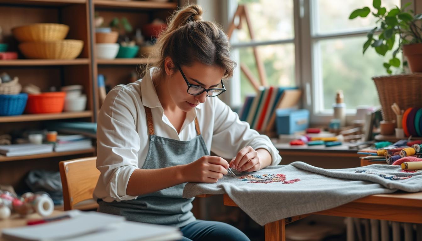 découvrez la magie du sweat à broderie personnalisée et exprimez votre personnalité avec style. créez un vêtement unique qui reflète votre identité et votre créativité.