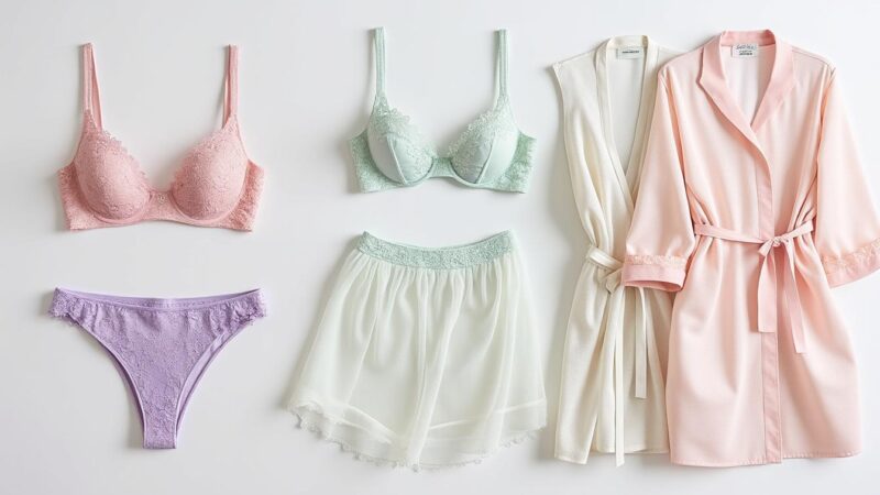 Les tendances d’ensemble lingerie fine pour silhouette menue cette saison