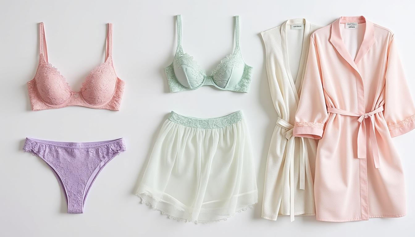 Les tendances d’ensemble lingerie fine pour silhouette menue cette saison