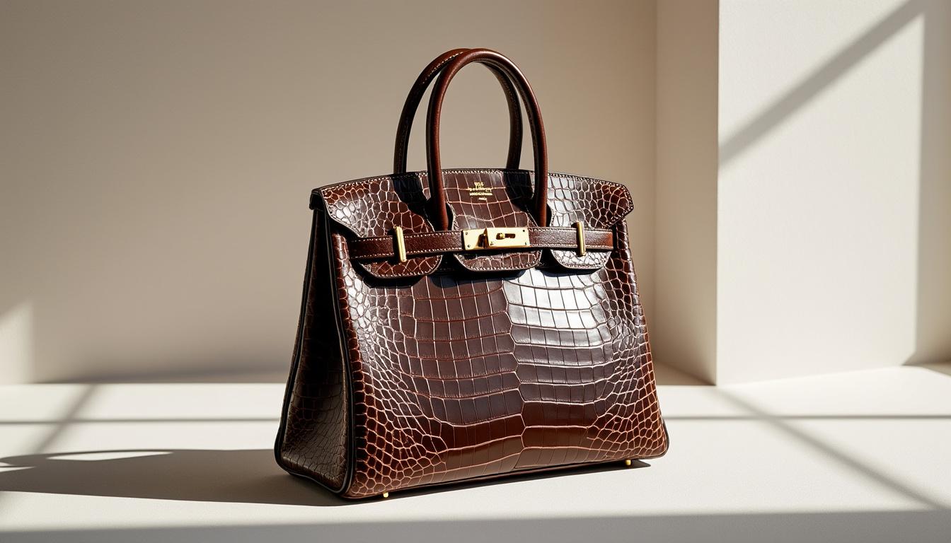 découvrez le sac hermès birkin en crocodile, symbole d'élégance et de raffinement, un investissement de luxe inégalé qui allie exclusivité et valeur durable.