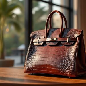 Sac Hermès Birkin en crocodile : un investissement de luxe inégalé