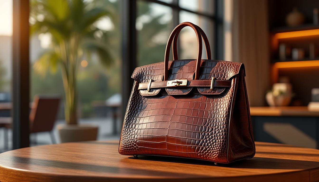 Sac Hermès Birkin en crocodile : un investissement de luxe inégalé