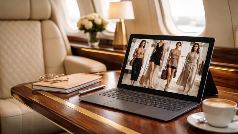 Cabine VIP : looks suggérés sur tablette Windows, expérience premium
