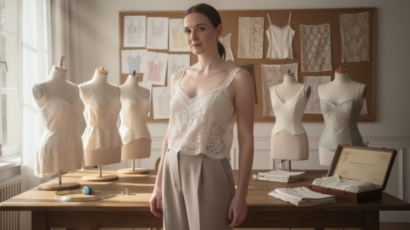 Histoire et évolution du caraco dentelle dans la mode moderne