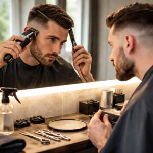 Astuces pour réaliser un trait pour la coupe homme à la maison