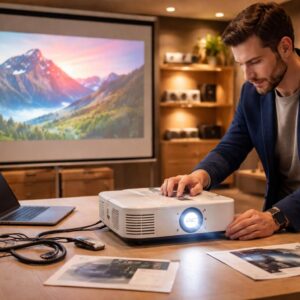 Boutique éclairée : régler vidéoprojecteur Acer pour couleurs fidèles