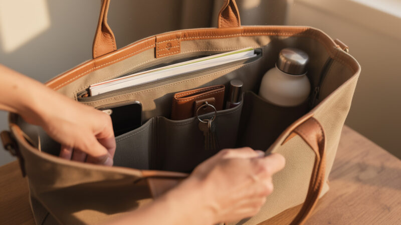 Les avantages incroyables d&rsquo;un organisateur de sac cabas bien pensé