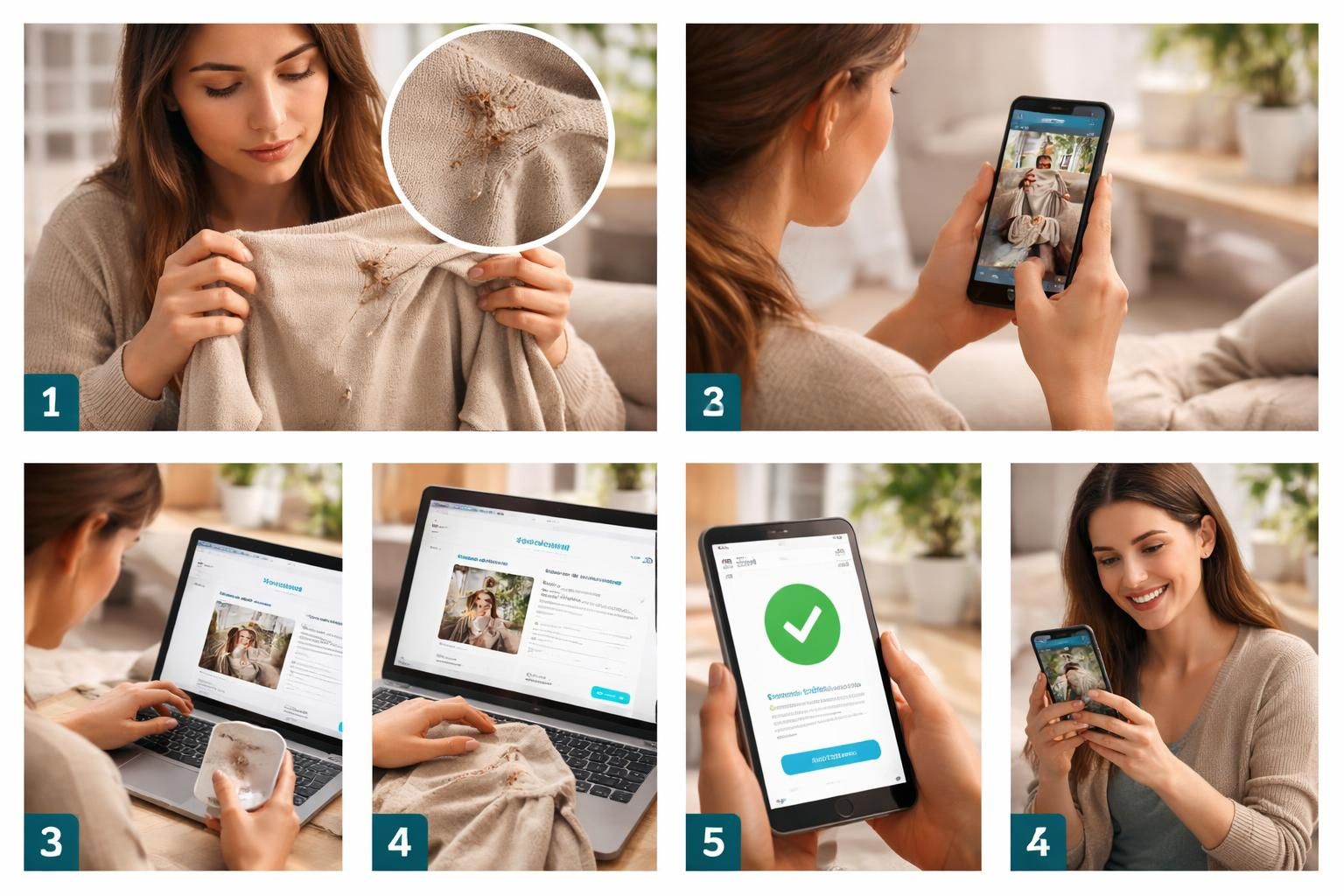 Les étapes cruciales pour obtenir un remboursement d&rsquo;article Vinted non conforme et remboursement sans retour