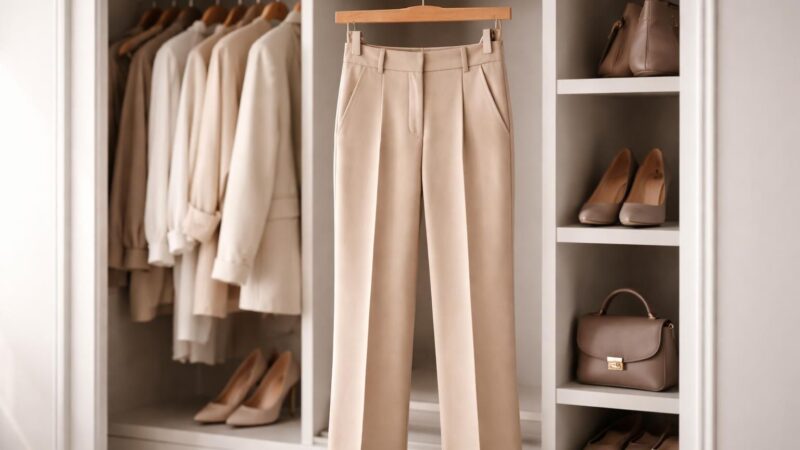 Les indispensables à avoir dans sa garde-robe : le pantalon habillé pour femme