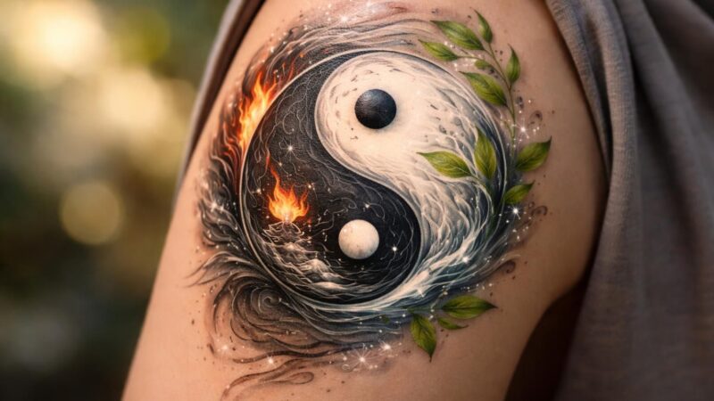 Les secrets derrière la signification du tatouage du yin yang dévoilés