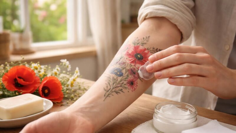 Les soins à apporter après une séance chez un tatoueur à Lisieux