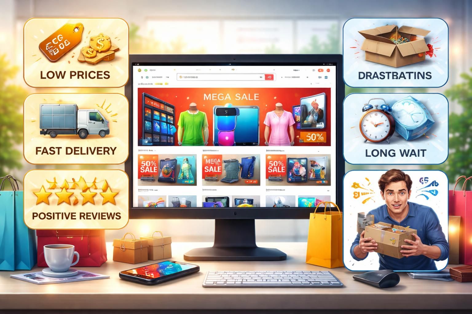 Magasin chinois en ligne : avantages et inconvénients