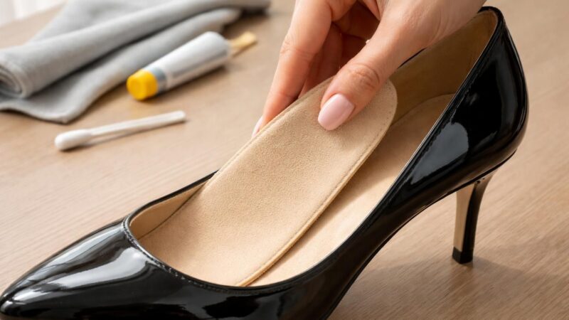 Semelle en daim à coller : comment l&rsquo;installer sur vos escarpins