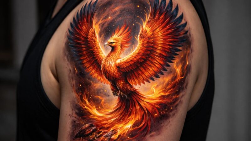 La signification du phoenix en tatouage : un choix pour votre évolution personnelle