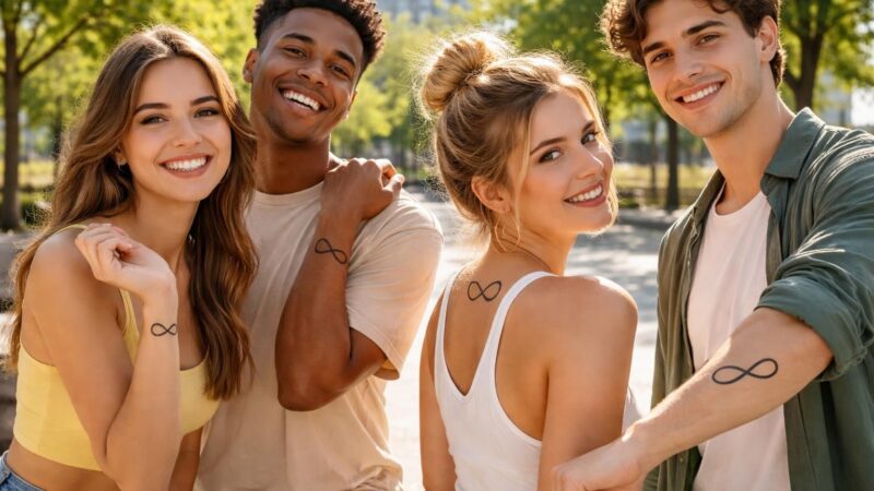 Pourquoi le tatouage infini est devenu si populaire parmi les jeunes ?
