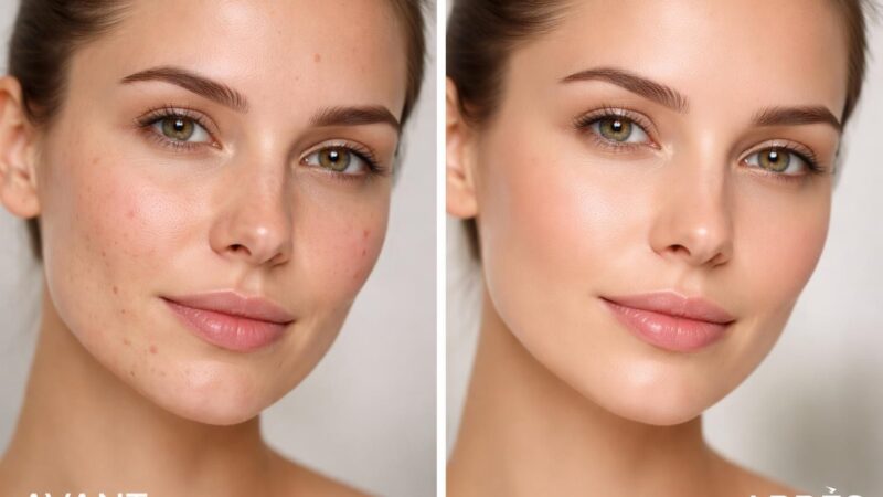 Transformation de votre visage : l&rsquo;impact du dermaroller avant/après