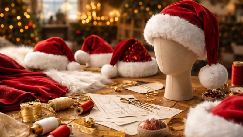 Bonnet Père Noël : comment bien le choisir ou le fabriquer