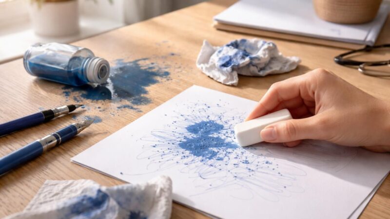 Enlever des taches de stylo : erreurs à éviter absolument