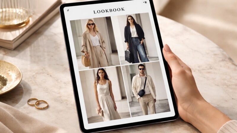 Galaxy Tab : un lookbook qui se vend tout seul sur tablette Samsung