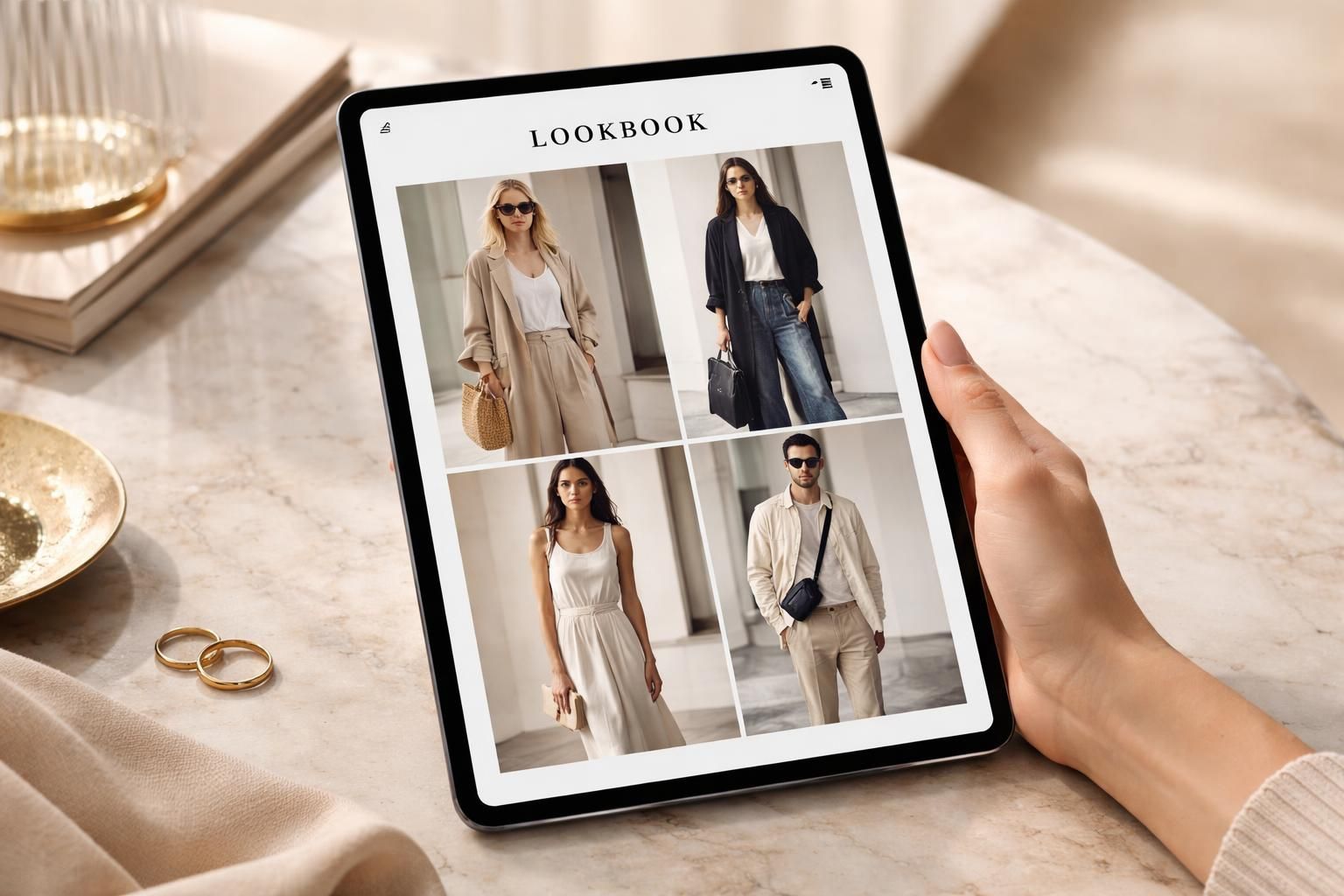 Galaxy Tab : un lookbook qui se vend tout seul sur tablette Samsung