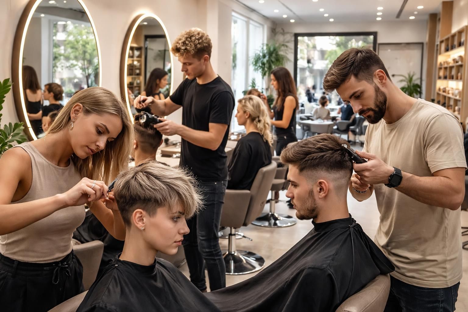 Les coiffeurs à Villefranche de Rouergue qui se spécialisent dans les coupes modernes