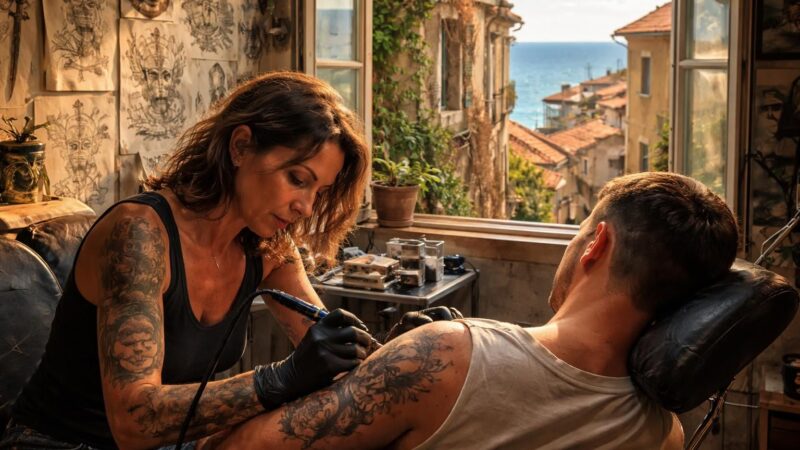 Les histoires derrière les œuvres d&rsquo;art d&rsquo;un tatoueur à Bastia
