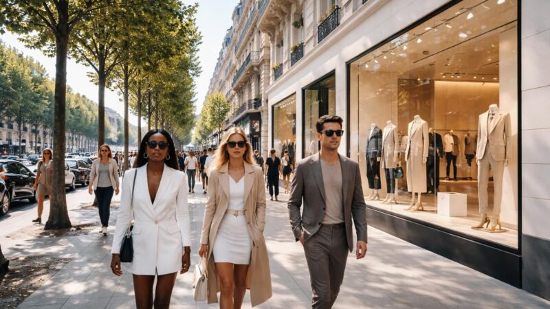 L&rsquo;impact de Calvin Klein sur les Champs Élysées dans le panorama de la mode parisienne