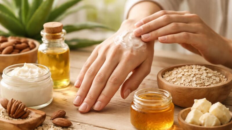 Remèdes de grand-mère : hydrater la peau très sèche efficacement