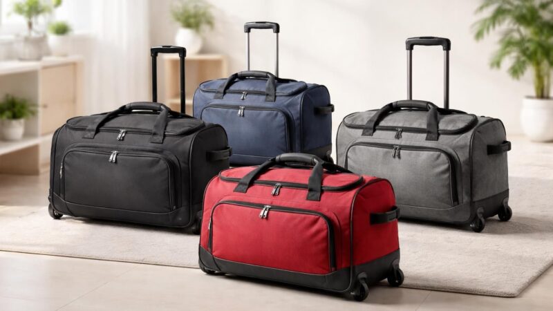 Sac de voyage à roulette pas cher : top choix budget restreint