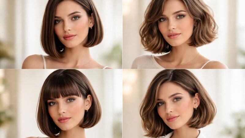 Coiffure femme au carré : styles intemporels