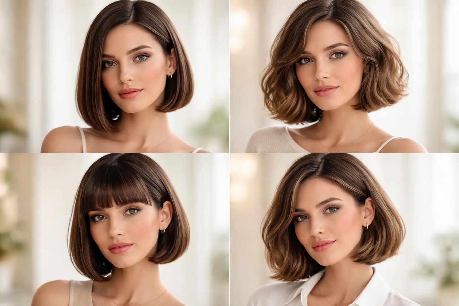 Coiffure femme au carré : styles intemporels
