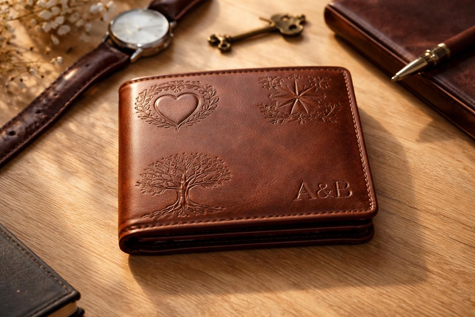 Inspirez-vous de nos idées créatives de gravure sur portefeuille pour toutes les occasions