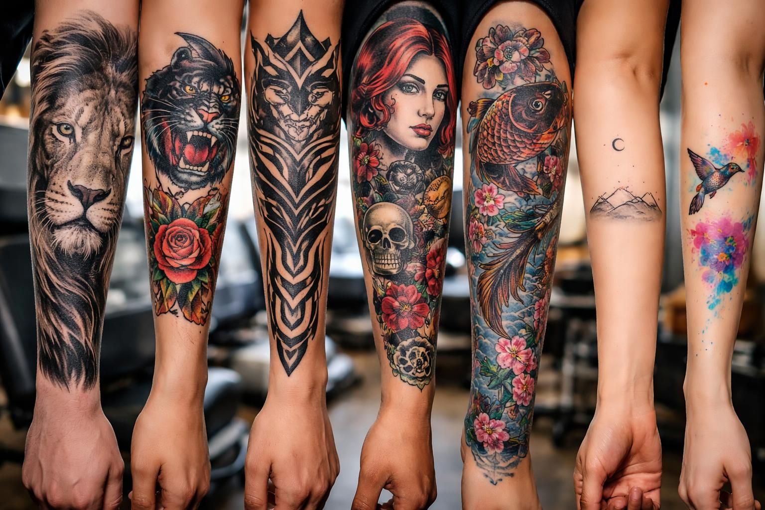 Les styles de tatouages les plus populaires chez les tatoueurs à Pontarlier