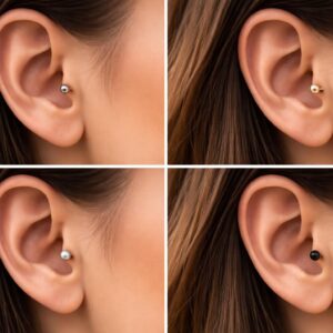 Piercing tragus : quel bijou choisir