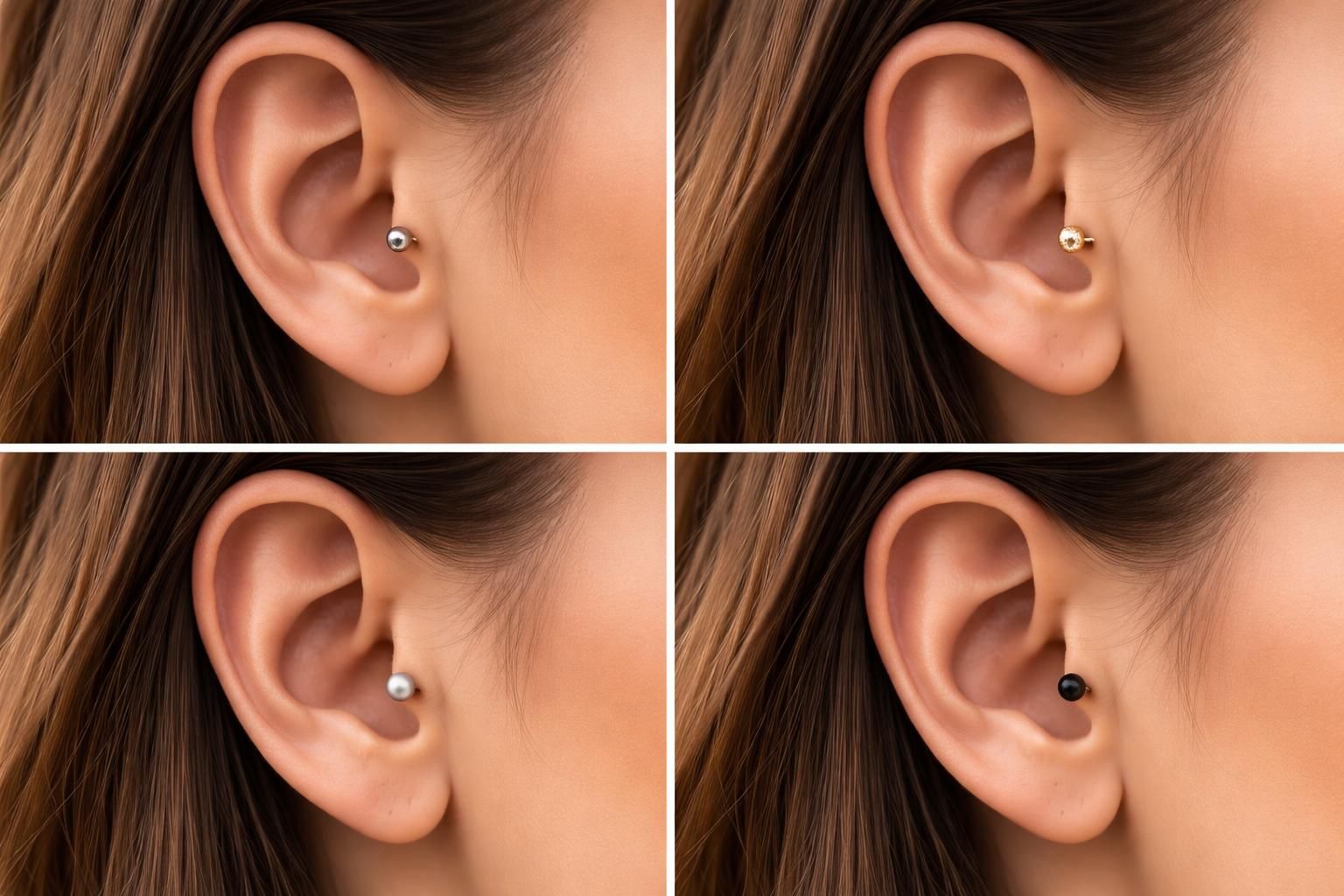 Piercing tragus : quel bijou choisir