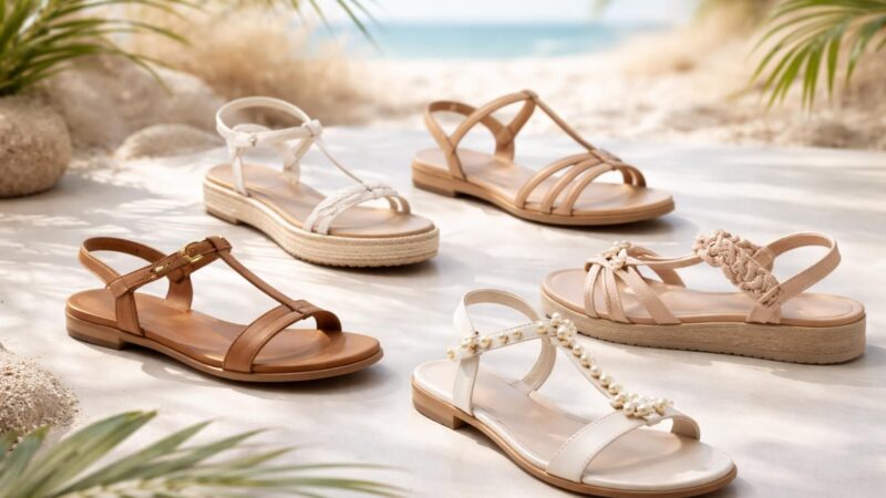 Sandales d’été pour femme : tendances actuelles