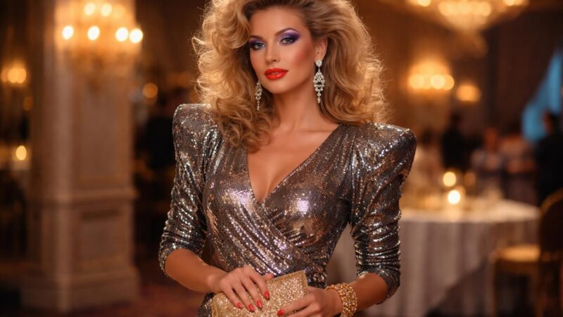 Tenue de soirée année 80 : comment briller avec un style vintage