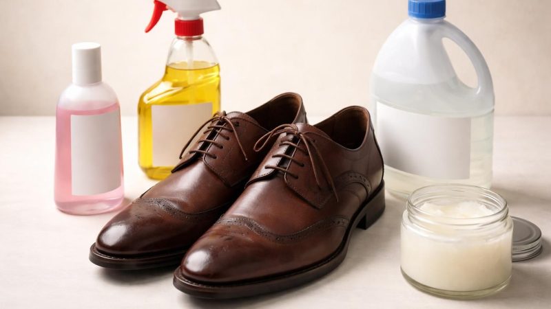 Entretien du cuir de chaussure : les produits à bannir absolument