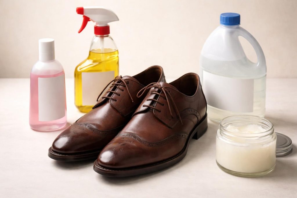 Entretien du cuir de chaussure : les produits à bannir absolument