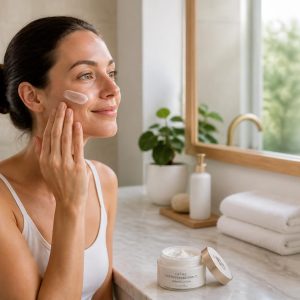 La routine idéale avec une crème raffermissante pour le visage